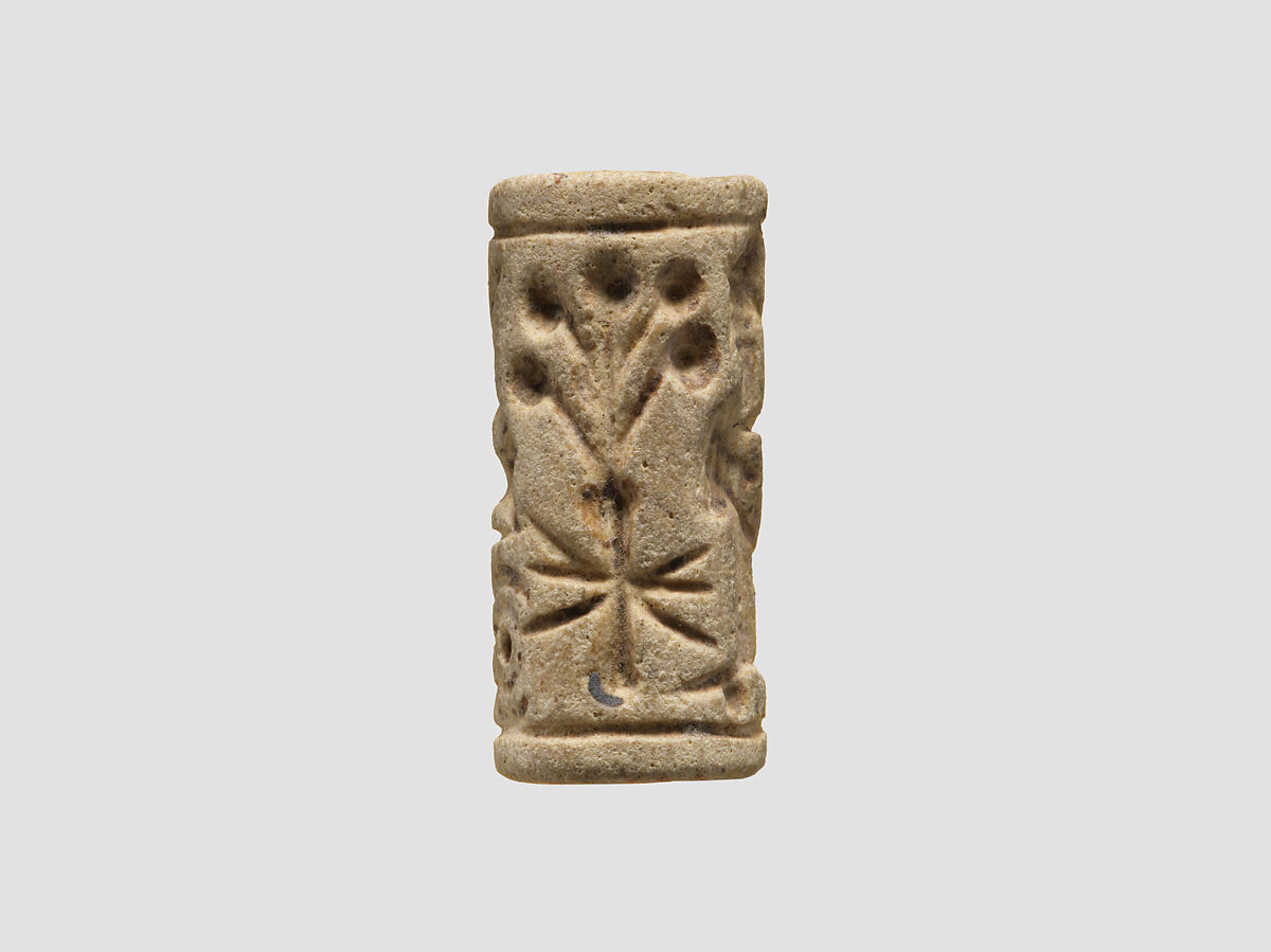 Cylinder seal, Faience, Mitanni