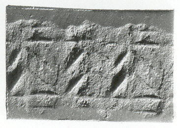 Cylinder seal, Faience, Mitanni 