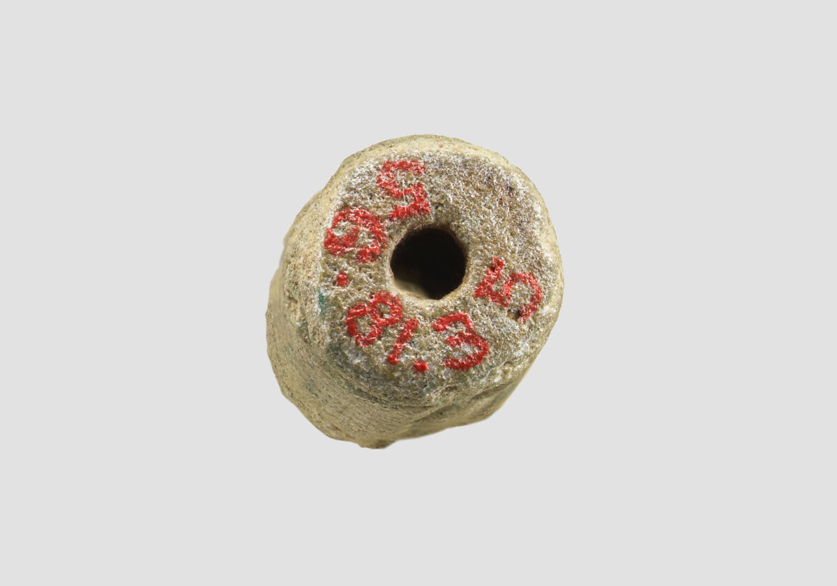 Cylinder seal with hunting scene, Faience, Assyrian