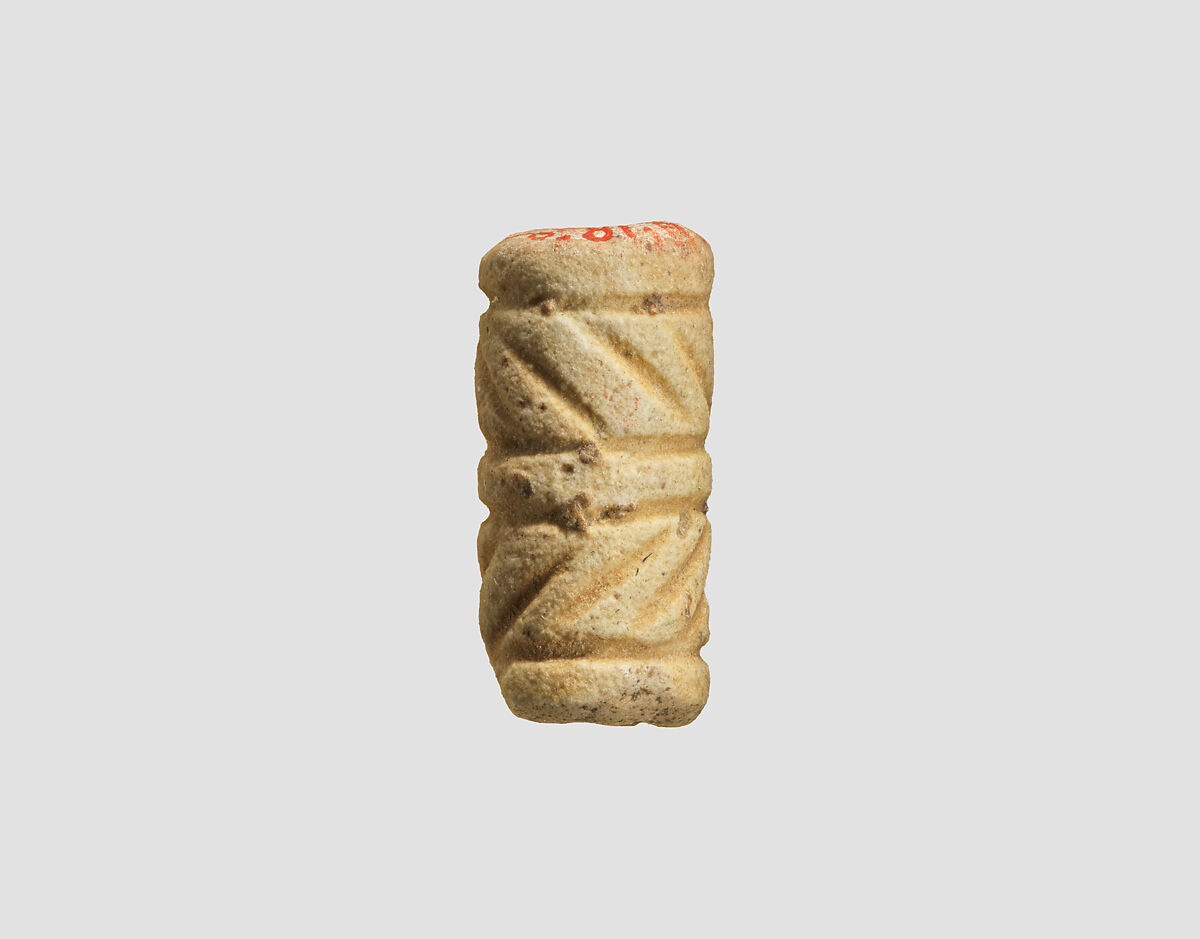 Cylinder seal, Faience
