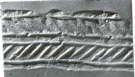 Cylinder seal, Faience 