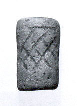 Cylinder seal with geometric design, Faience, Assyrian or Iranian 