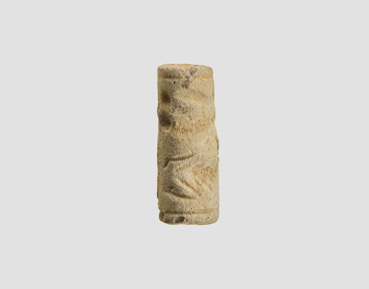 Cylinder seal, Faience, Mitanni