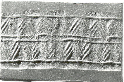 Cylinder seal, Faience, Mitanni 