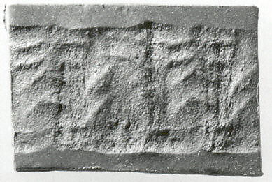 Cylinder seal, Faience, Mitanni 