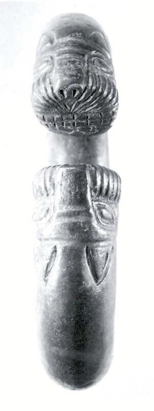 Bracelet or anklet with lions, Bronze, Iran 