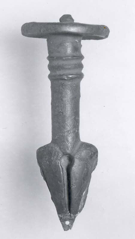 Dagger hilt, Bronze, Iran 