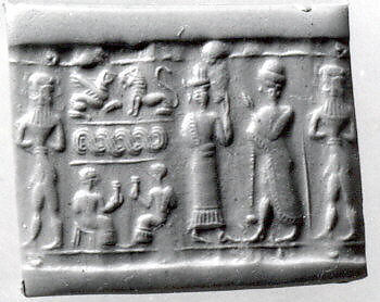 Cylinder seal, Hematite (?) 