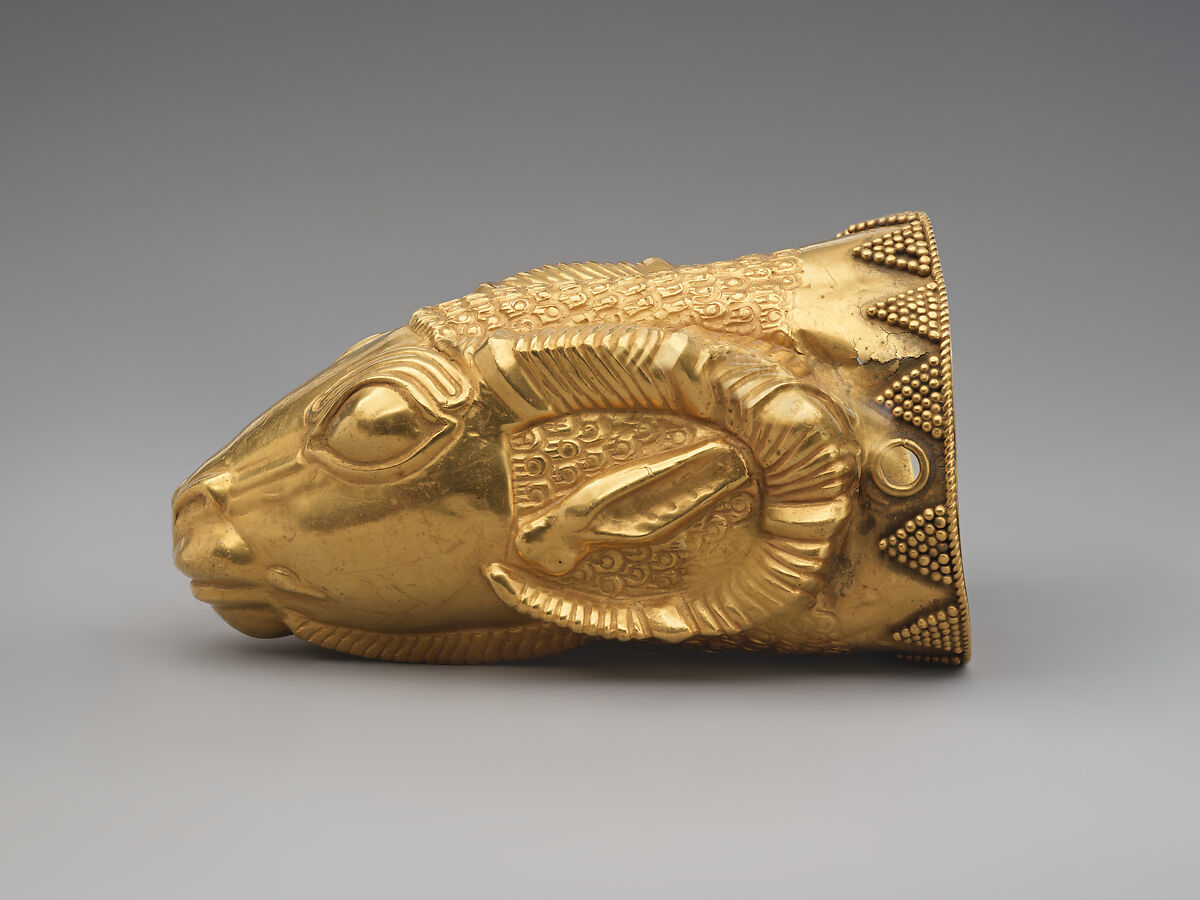 Forgery handle or attachment, Gold