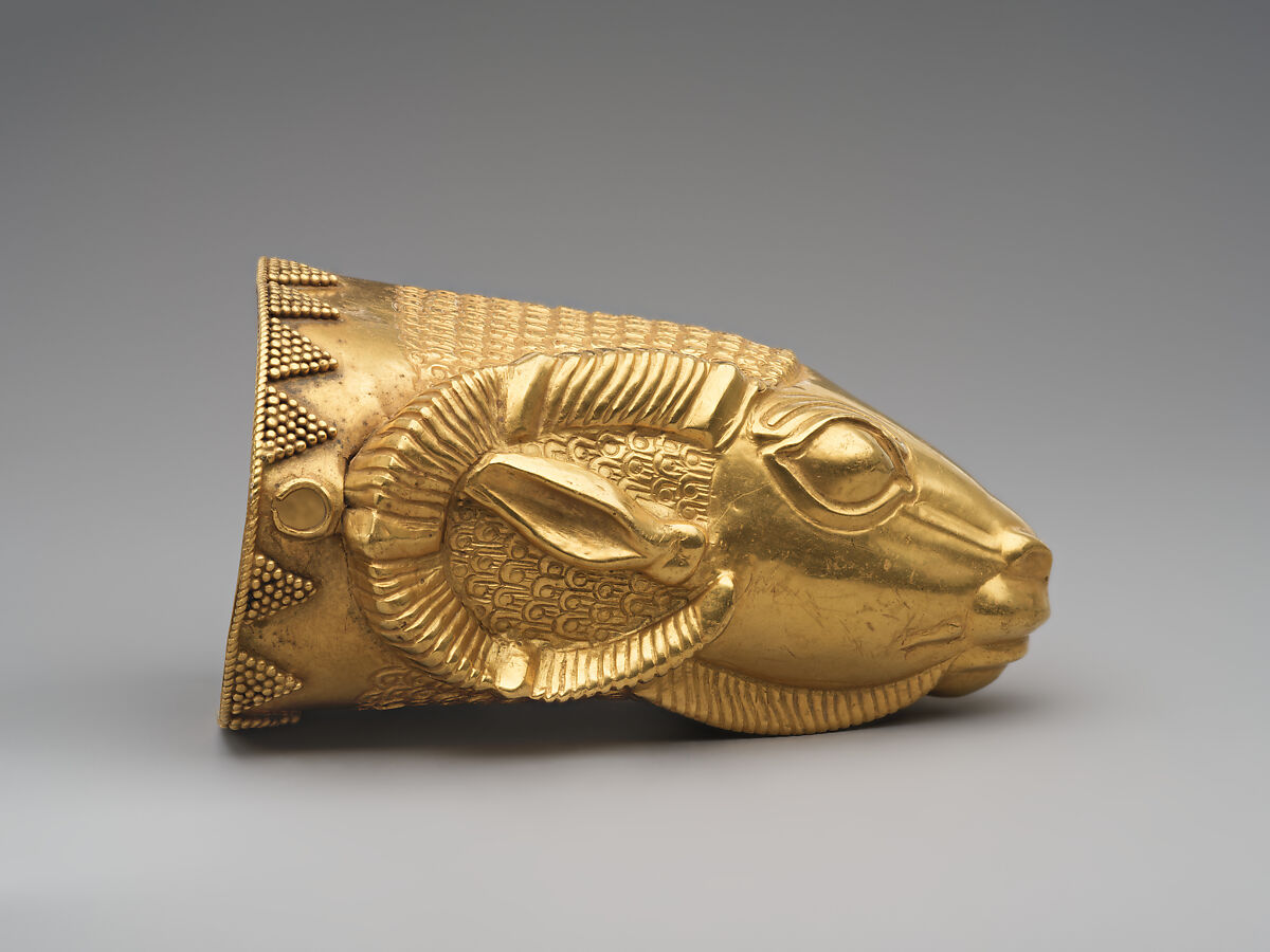 Handle or attachment, Gold, Achaemenid (?) 