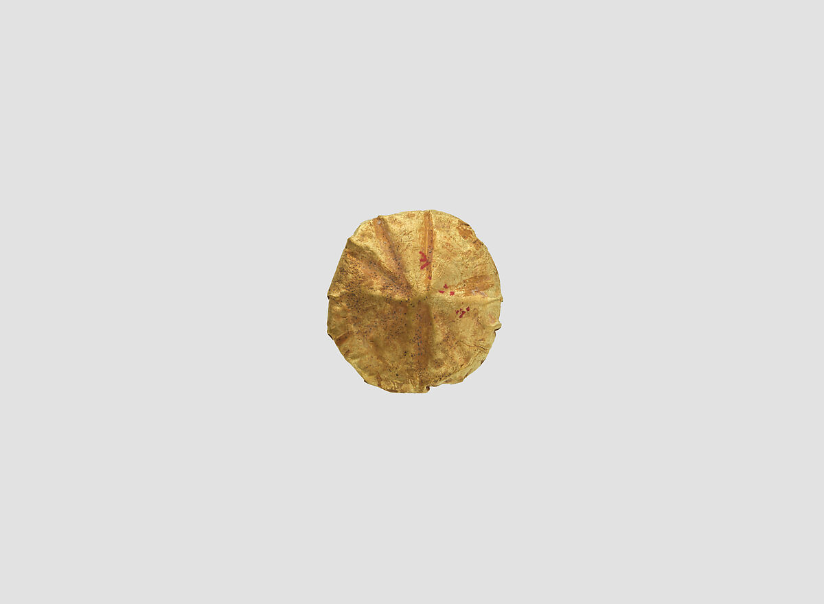 Button, Gold, Assyrian 