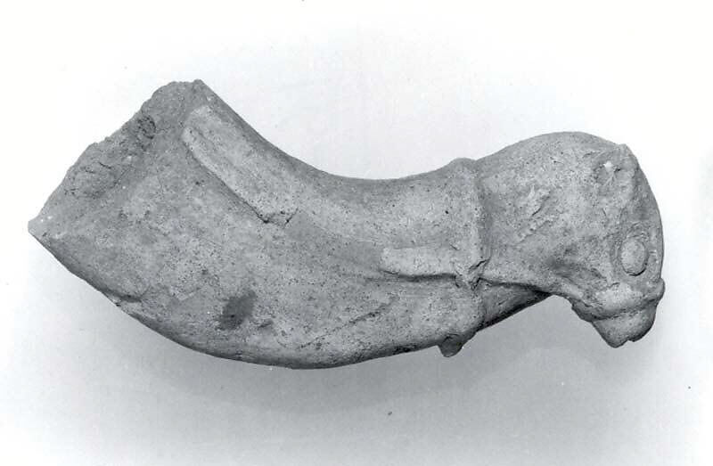 Head and neck of camel, Ceramic, Parthian 