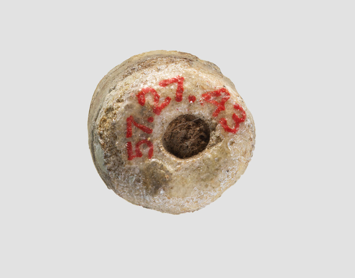 Cylinder seal with geometric design, Faience, Assyrian or Iranian