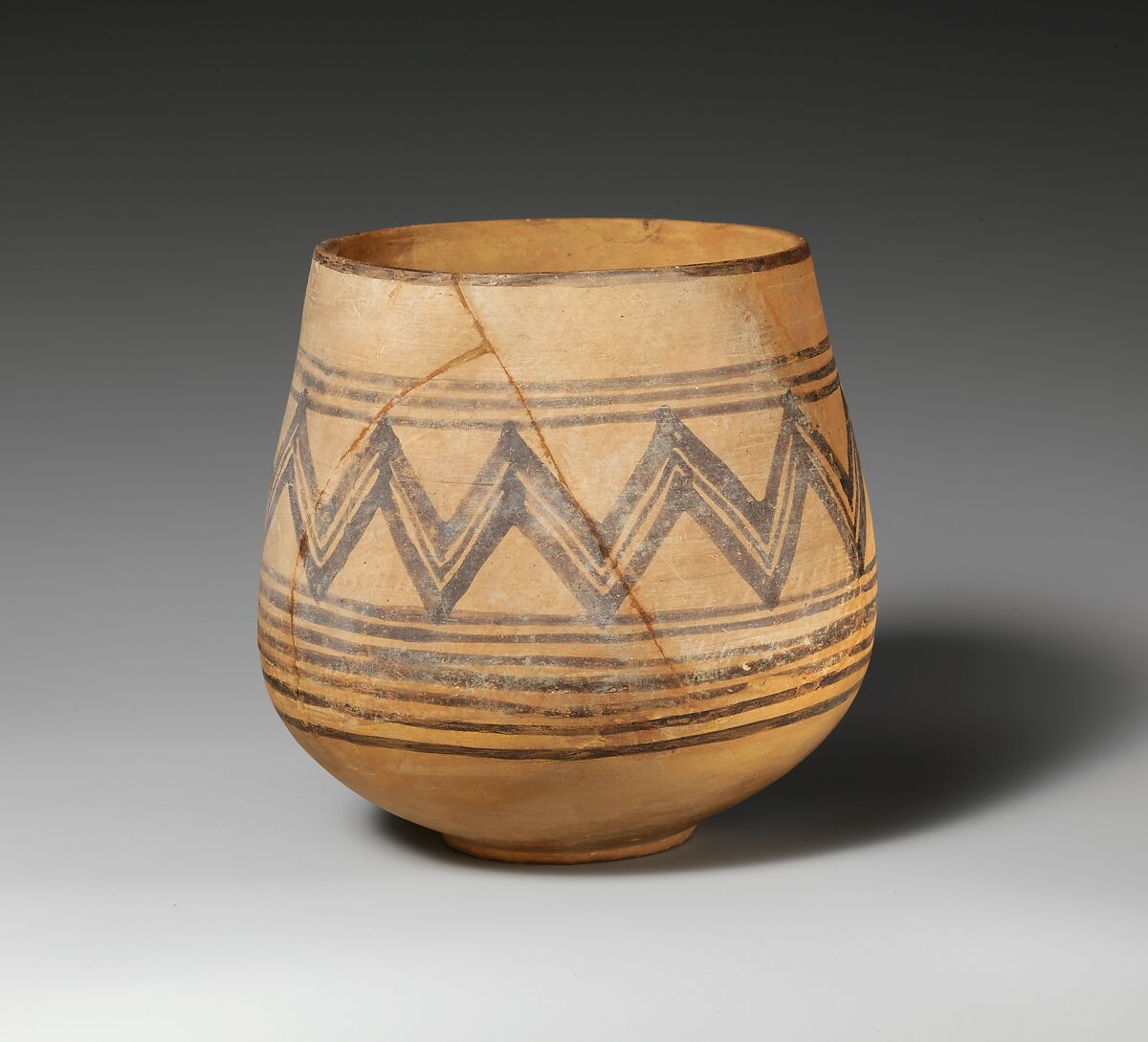 Bowl with painted decoration, Ceramic, paint, Indus