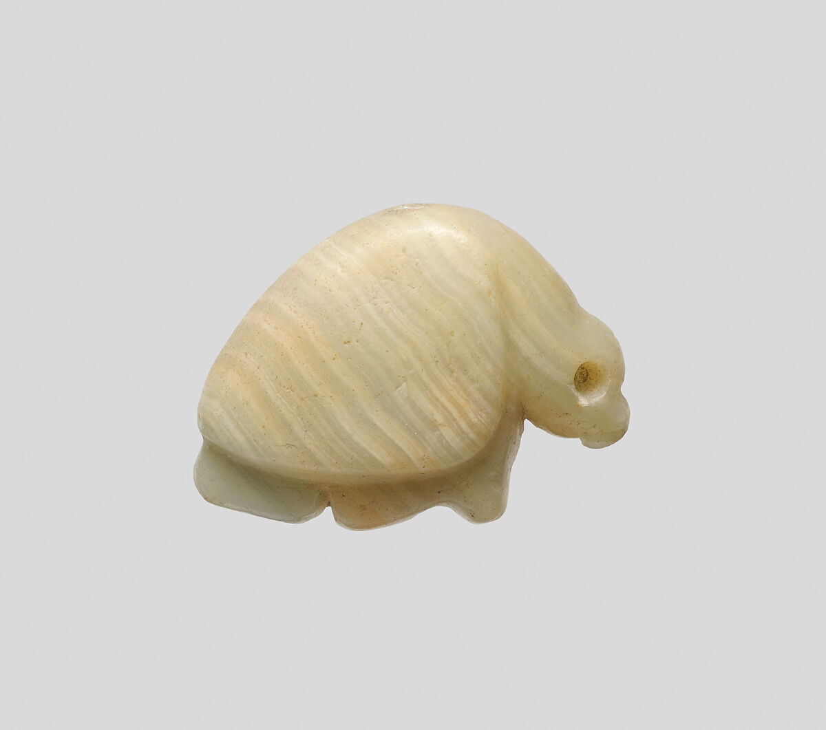 Seal amulet in the form of a bird of prey, Marble 