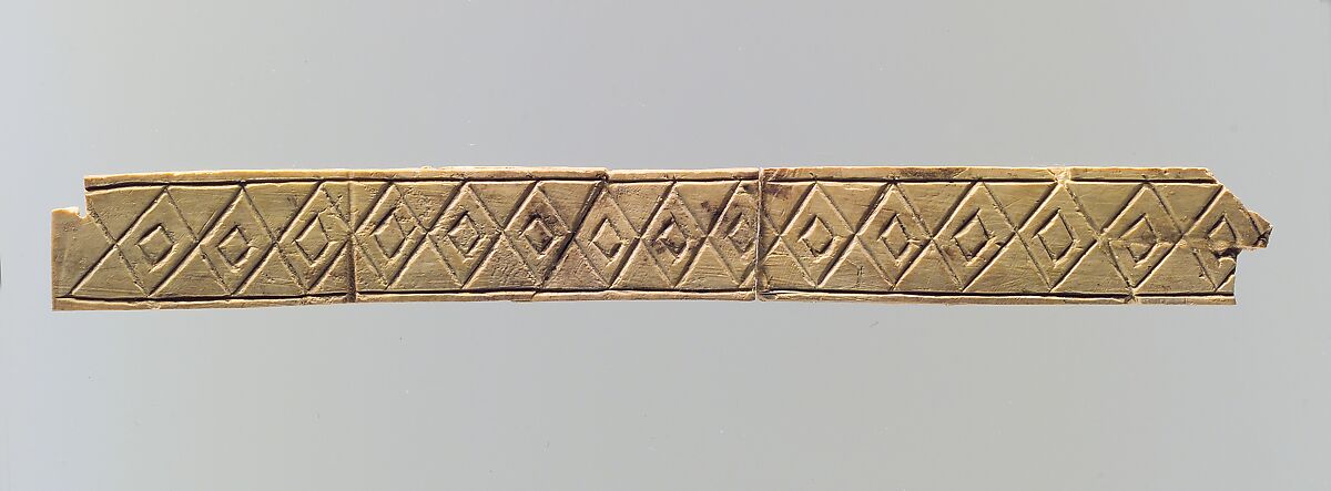 Border strip, Ivory, Assyrian 