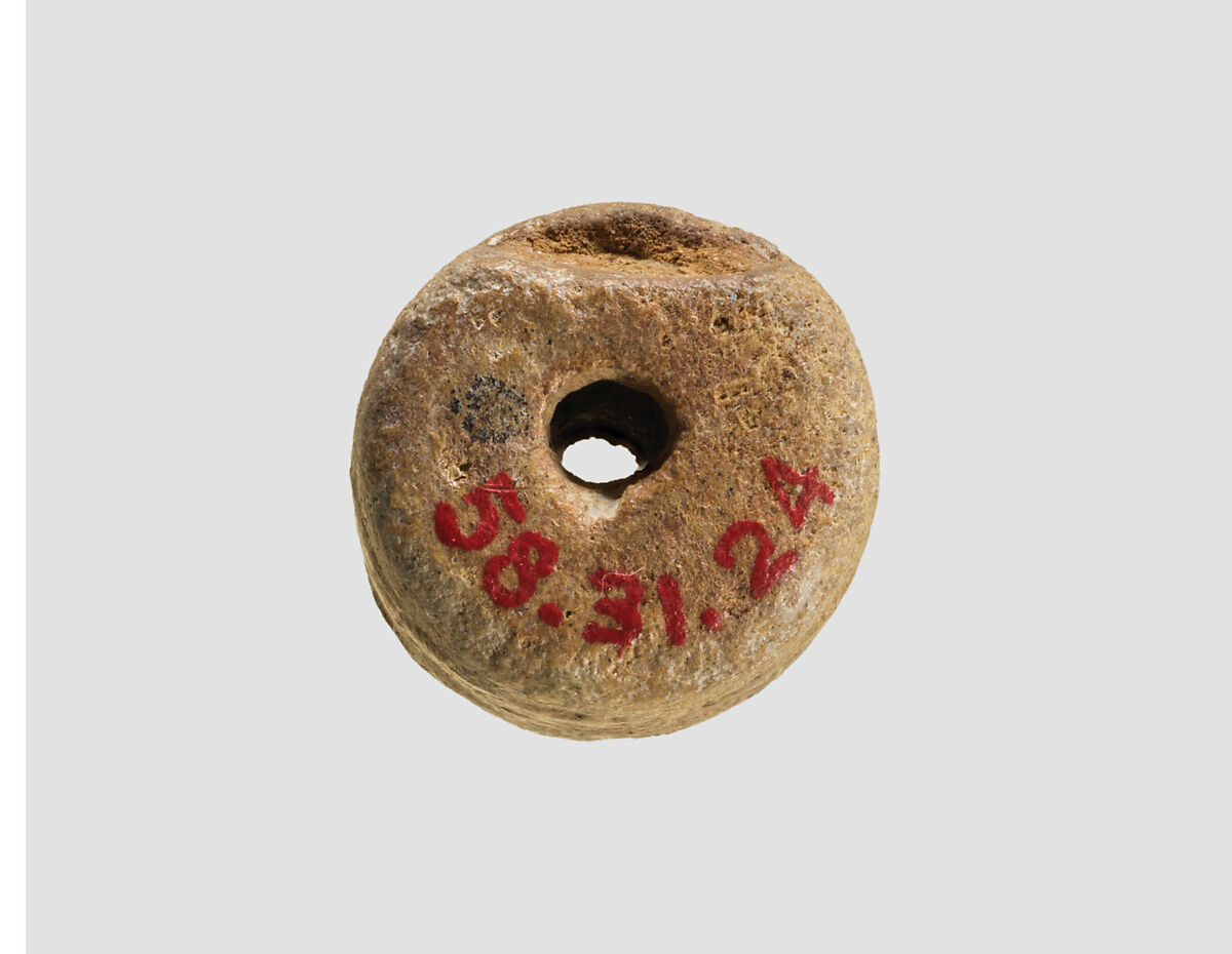 Cylinder seal with hunting scene, Faience, Assyrian