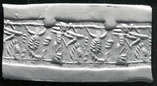 Cylinder seal with hunting scene
