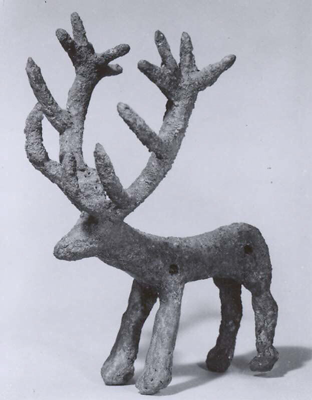 Stag figure, Bronze, Iran 