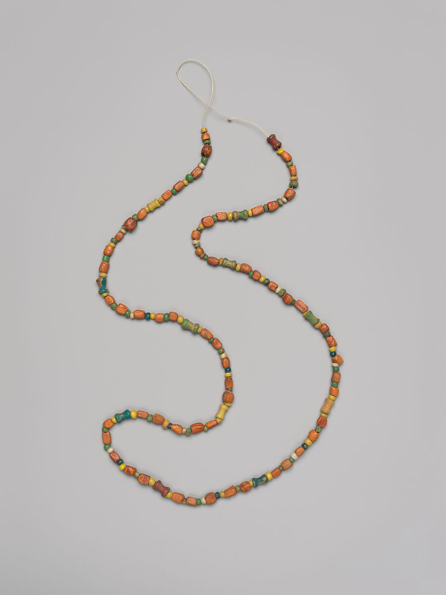 Necklace of beads, Stone, shell, frit, Parthian