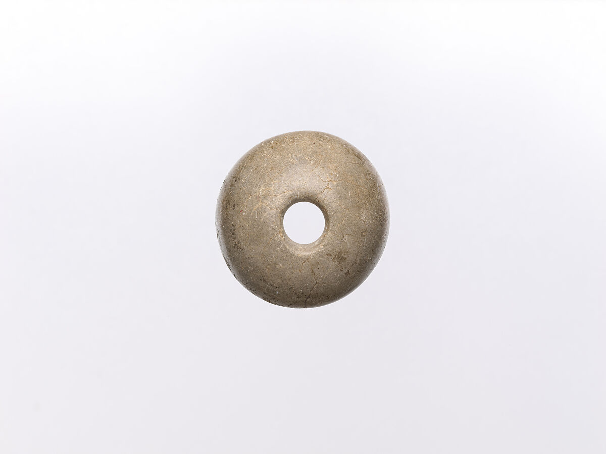 Spindle whorl, Stone, gray 