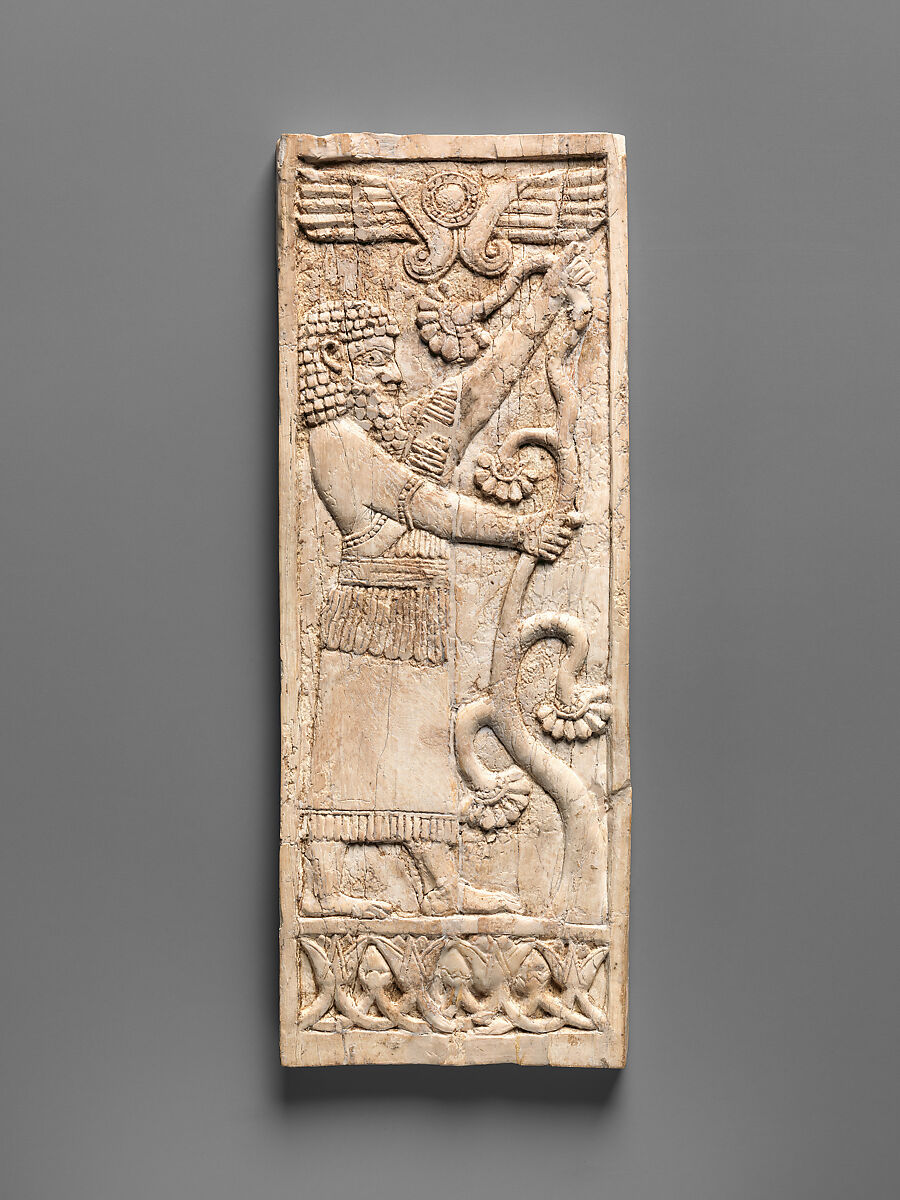 Panel, Ivory, Assyrian