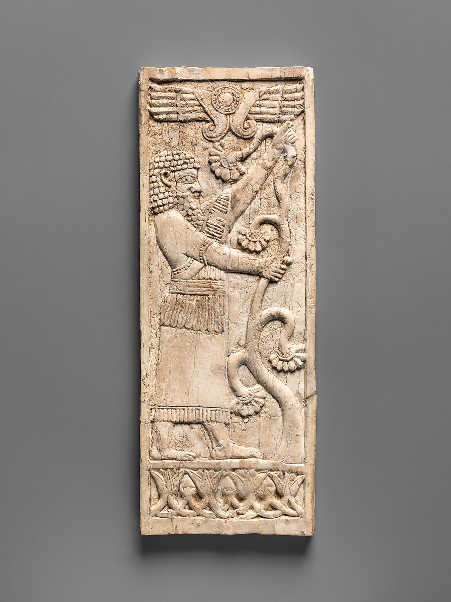 Panel, Ivory, Assyrian 