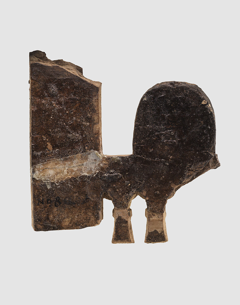 Openwork furniture plaque with a "woman at the window", Ivory, Assyrian