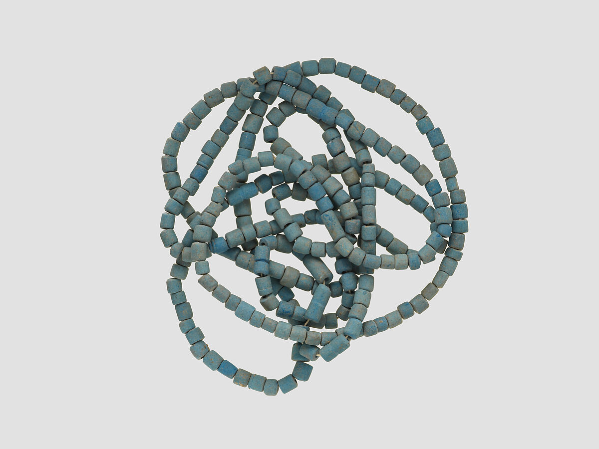 Necklace, Faience, Iran 