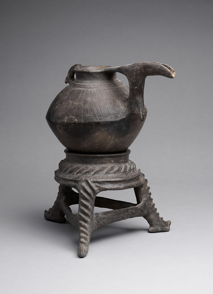 Spouted jar, Ceramic, Iran
