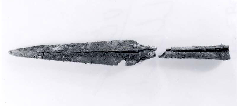Spearhead with shaft, Iron, Iran 