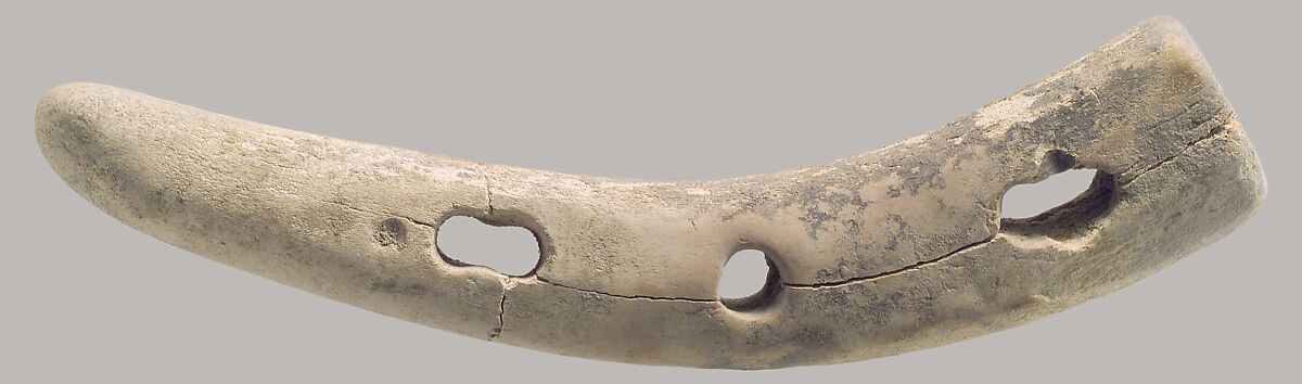 Horse bit cheekpiece, Bone, Iran 