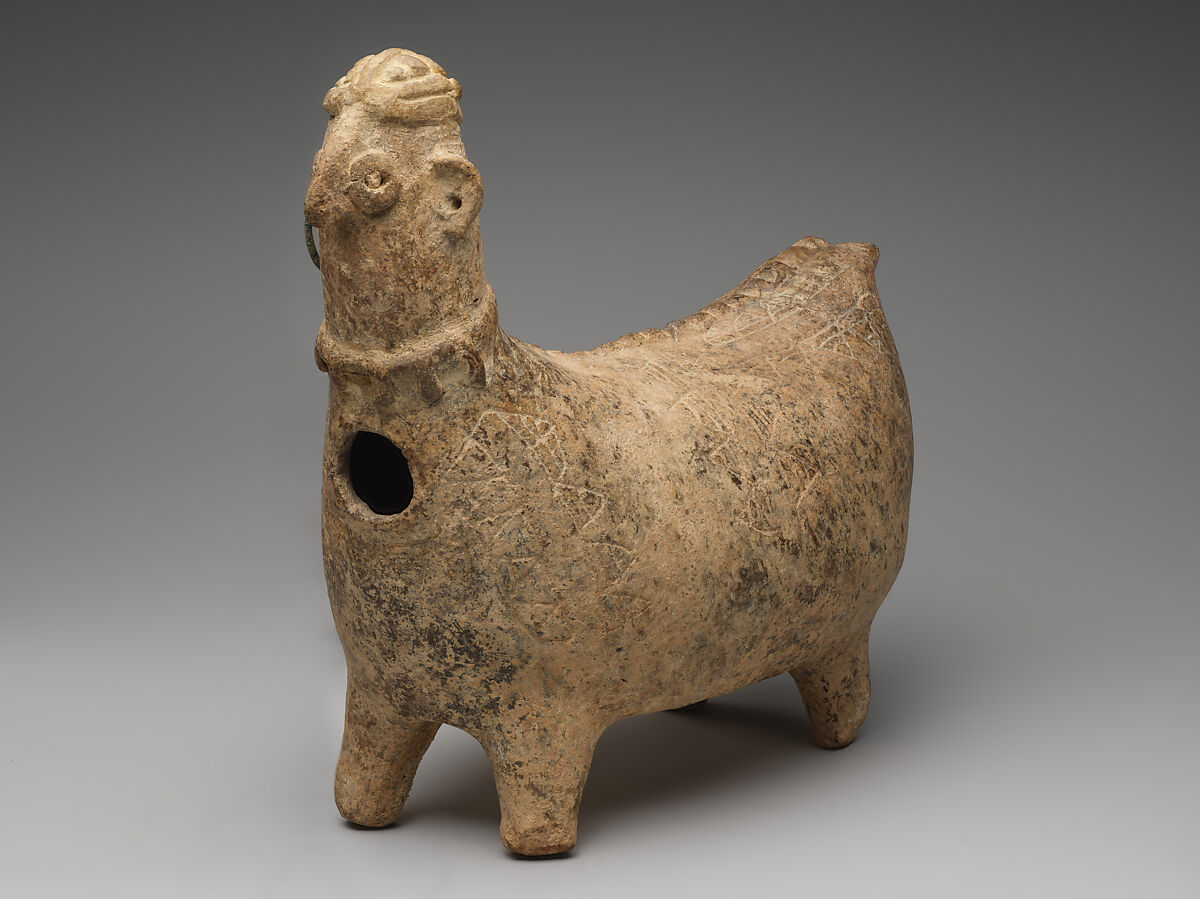 Bird sculpture, Ceramic, Iran