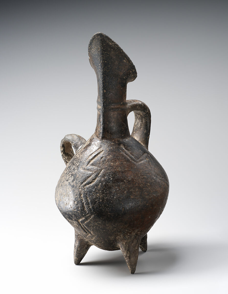 Tripod jug, Ceramic, Yortan