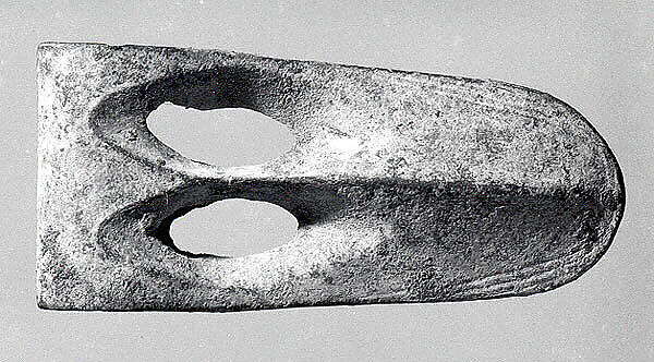 Fenestrated axe blade, Bronze, Canaanite 