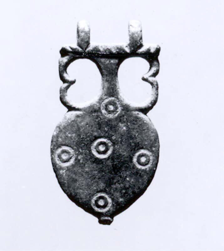 Belt buckle or pendant, Bronze 