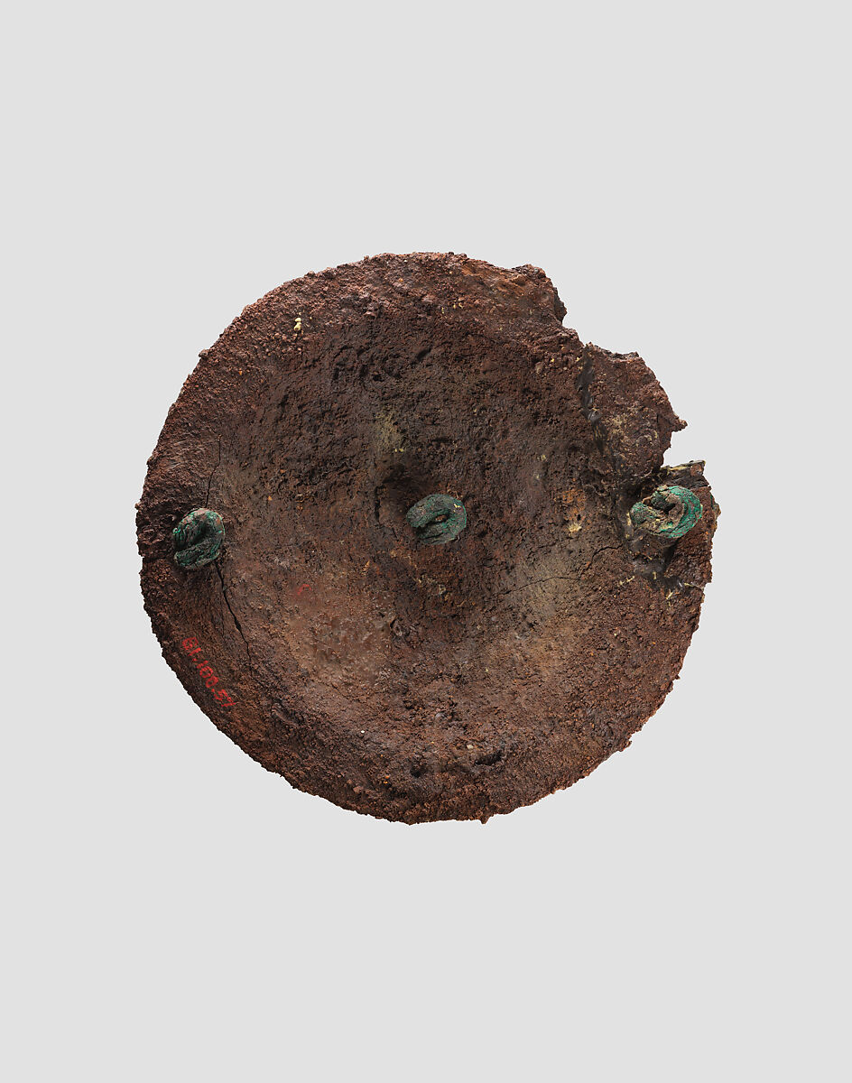Umbo or stud, Iron, bronze, Iran