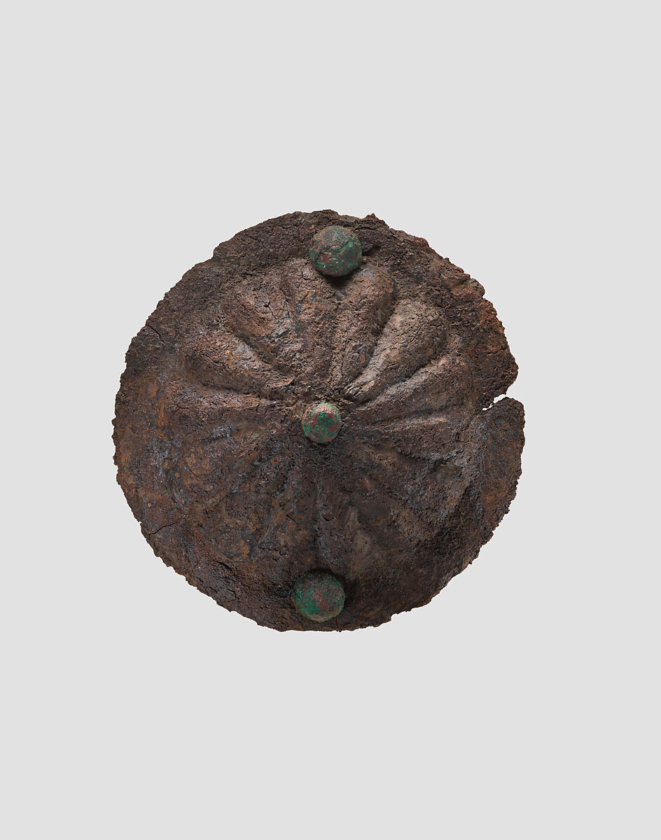Umbo or stud, Iron, bronze, Iran 