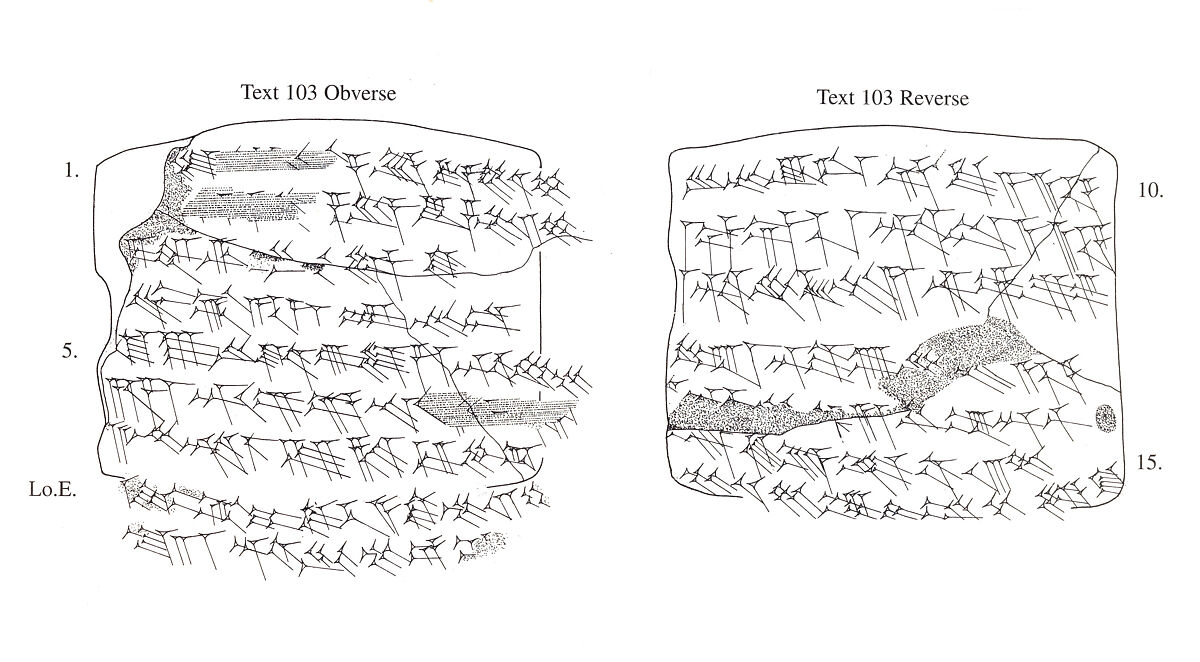 Cuneiform tablet: hire contract, Clay, Babylonian