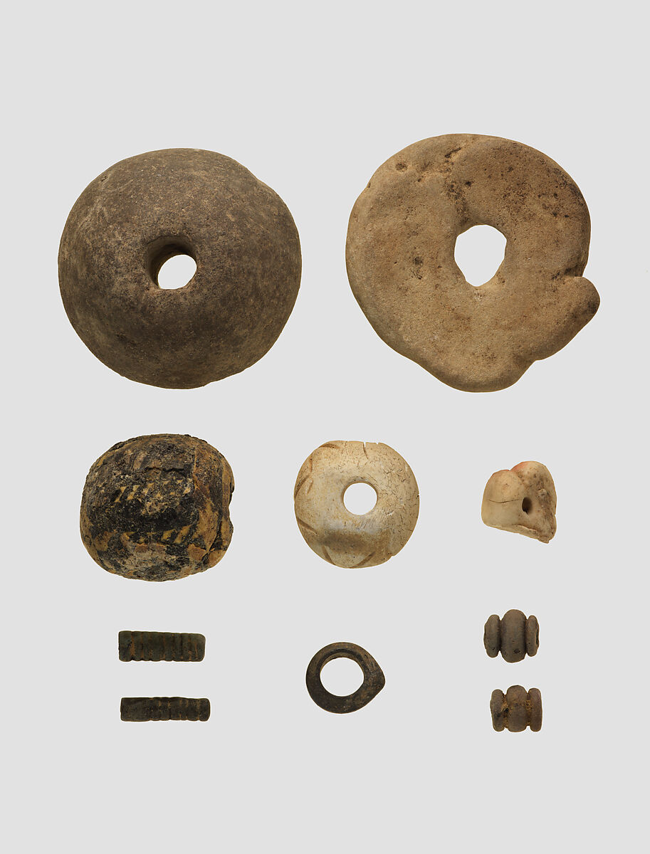 Beads, Stone, bone, faience, Iran 