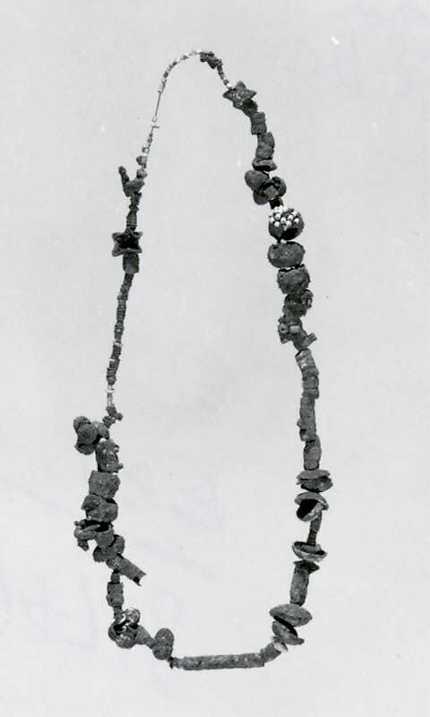 Necklace, Bronze, bone, stone, Iran 