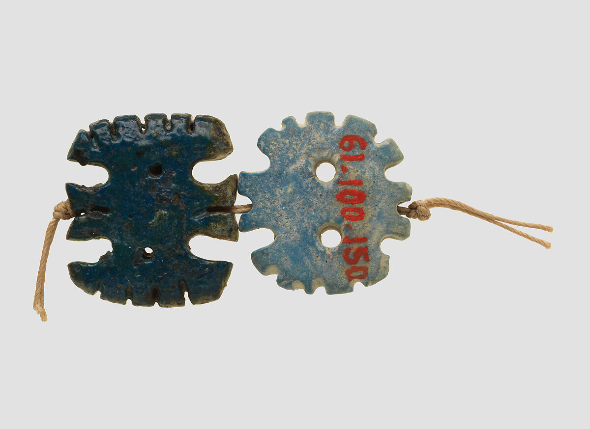 Beads, Glass, Egyptian Blue, Iran