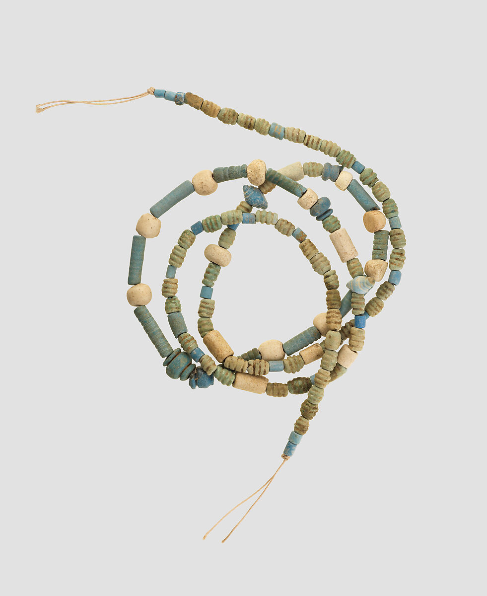 Beads, Glass, Egyptian Blue, glaze, Iran 