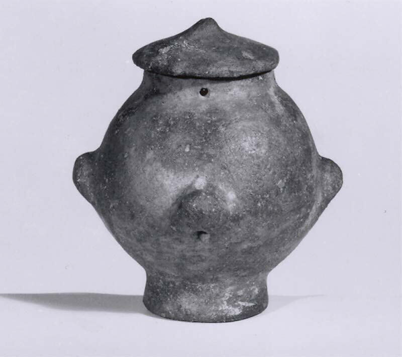 Vessel and lid, Ceramic, Yortan 