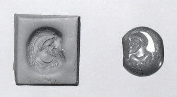 Stamp seal, Carnelian, Sasanian 