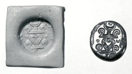 Stamp seal, Jasper, Sasanian 