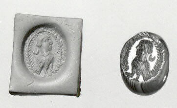 Stamp seal, Agate, Sasanian