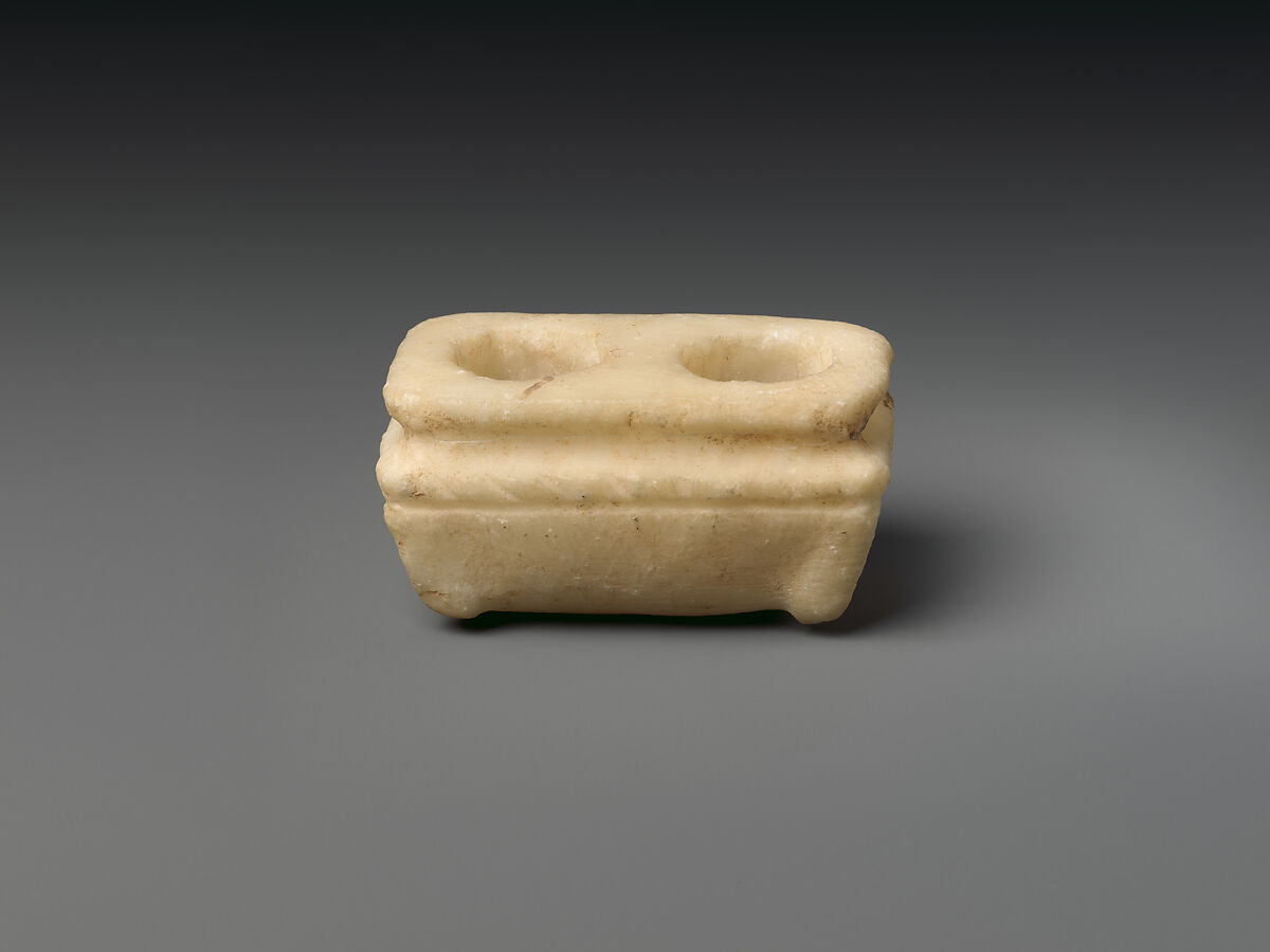 Ritual vessel or stand, Stone, Sumerian 