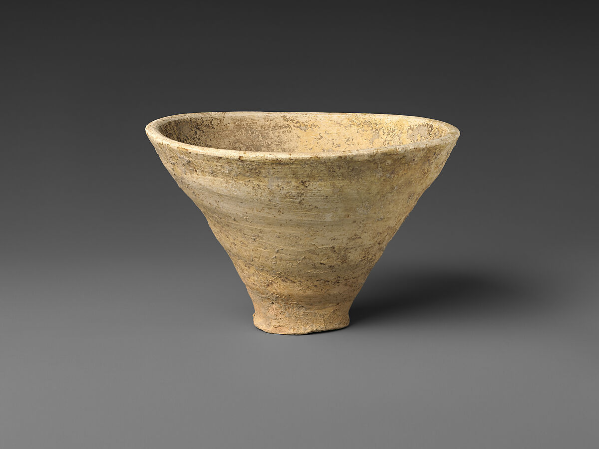 Conical cup, Ceramic, Sumerian 