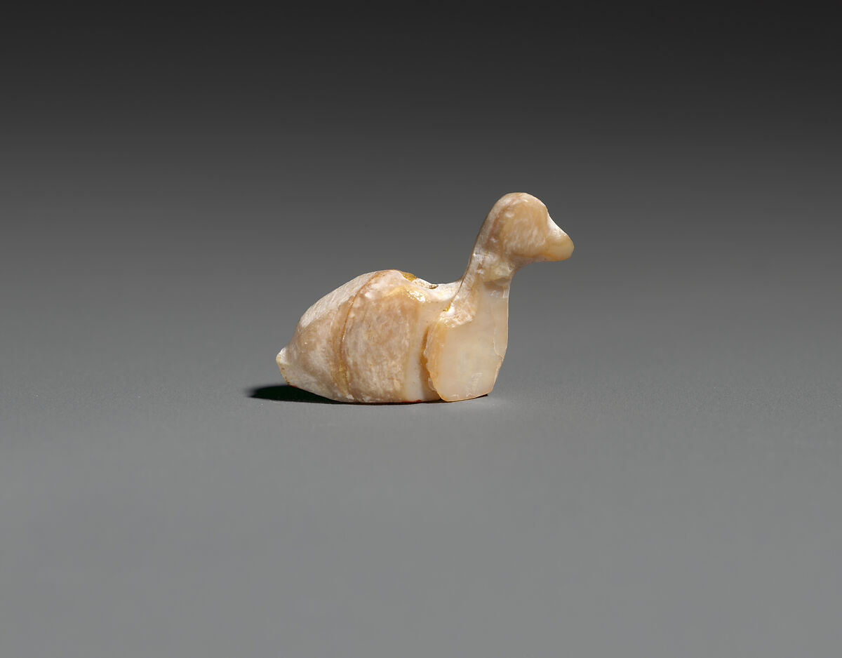 Duck amulet, Shell, Sumerian 